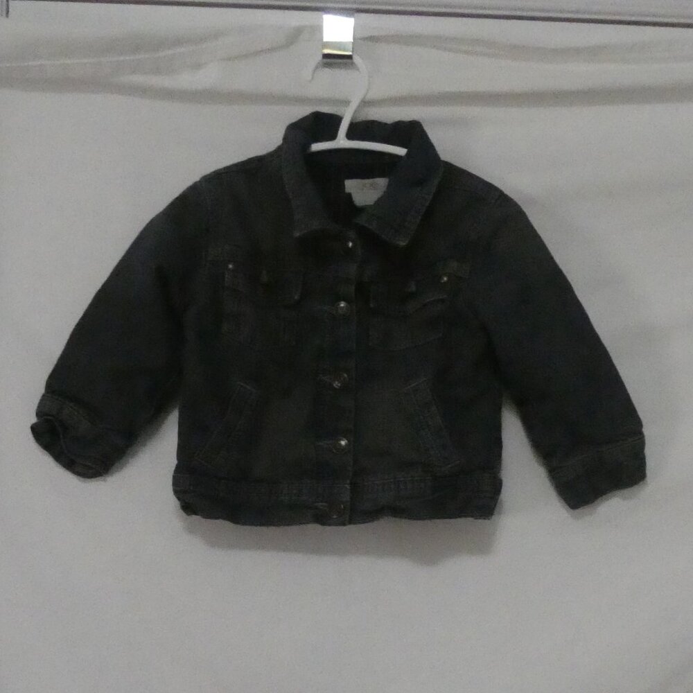 JOE FRESH Baby 12-18 months Button-Up Denim Jean Jacket Button Cuffs and Sides